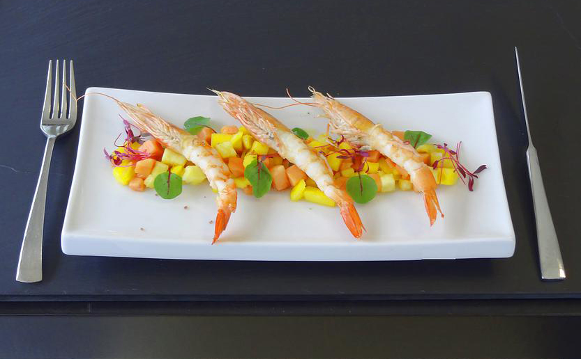 Salada de Camarao
